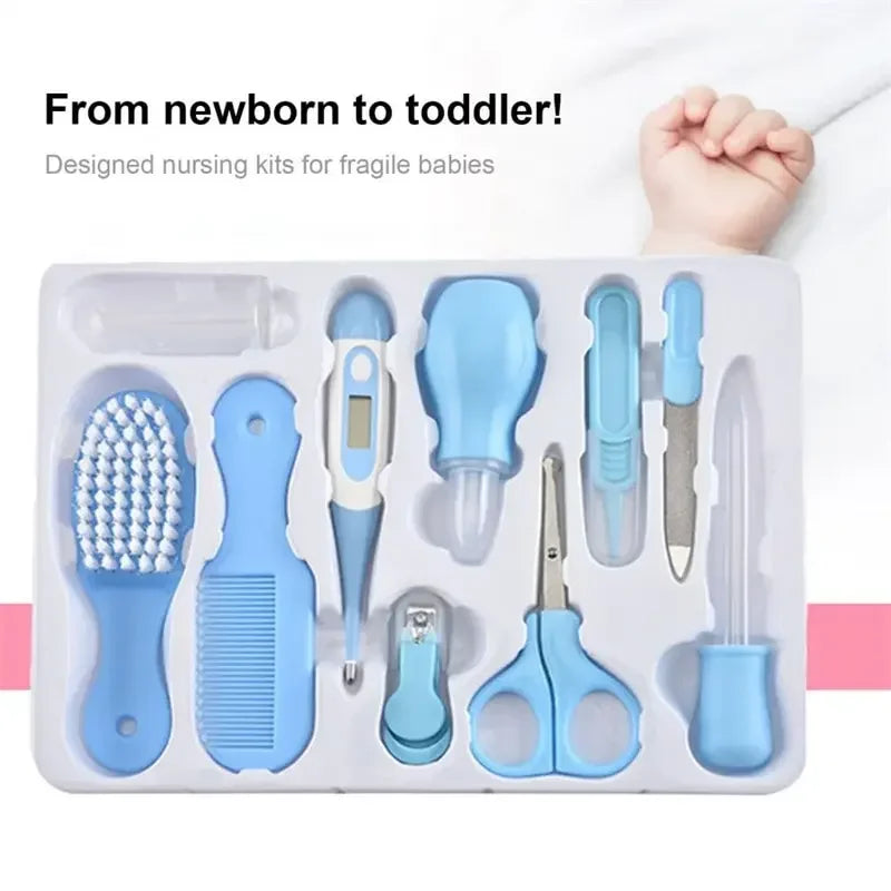 10PCS Baby Nail Trimmer Care Set Kid Hair