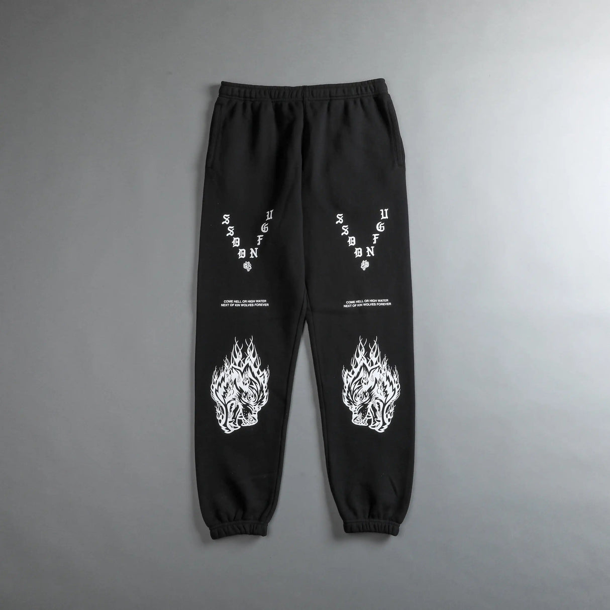 DARC Wolves Joggers Street Pants Casual Warm Oversize