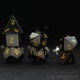 7pcsset Polyhedral Gemstone DnD Dice Set for Tabletop