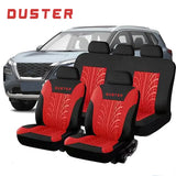 Duster Print Seat Cover Universal Fashion Track Embossed