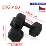 Hexagon Dumbbells Gym Weights for Exercise Dumbbell Gym