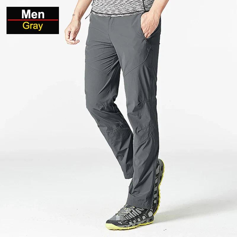 CHRLCK Men's Waterproof Camping Hiking Pants Men Quick