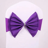 10/50pcs/Lot Bow Chair Sashes Band For Wedding Party