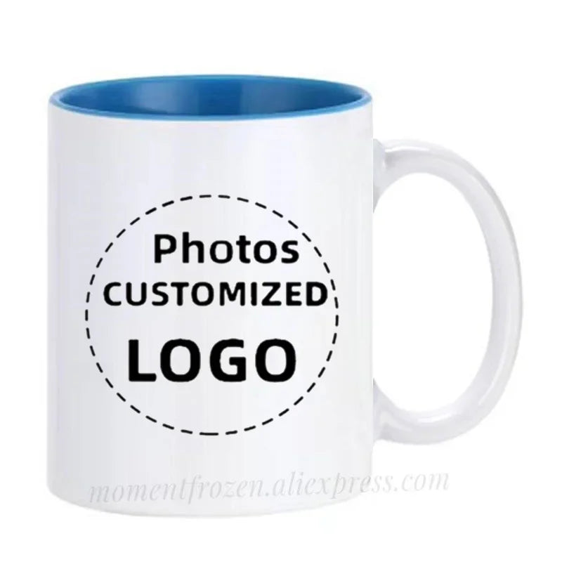 Customized Photos/Logo Printed DIY Coffee Mugs Personalized Tea