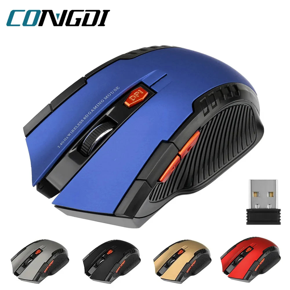 2.4GHz Wireless Mouse Optical Mice with USB Receiver