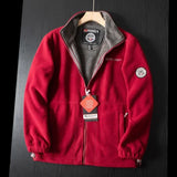 2024 New Winter Thicken Fleece Men Jacket Pockets