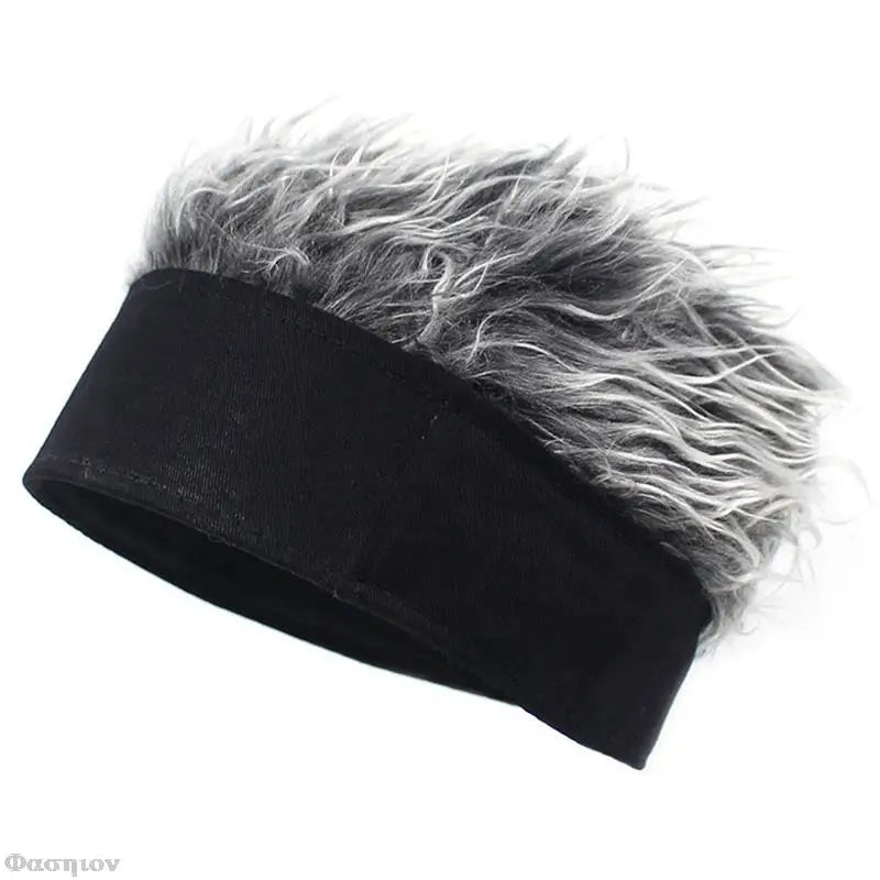 Baseball Cap Men Women Beanie Wig Hat Fun