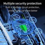 Brand New FM Transmitter Electronic Accessory 87.5-108MHz Bluetooth Compatible Wireless Car Adapter 5.3 With Color