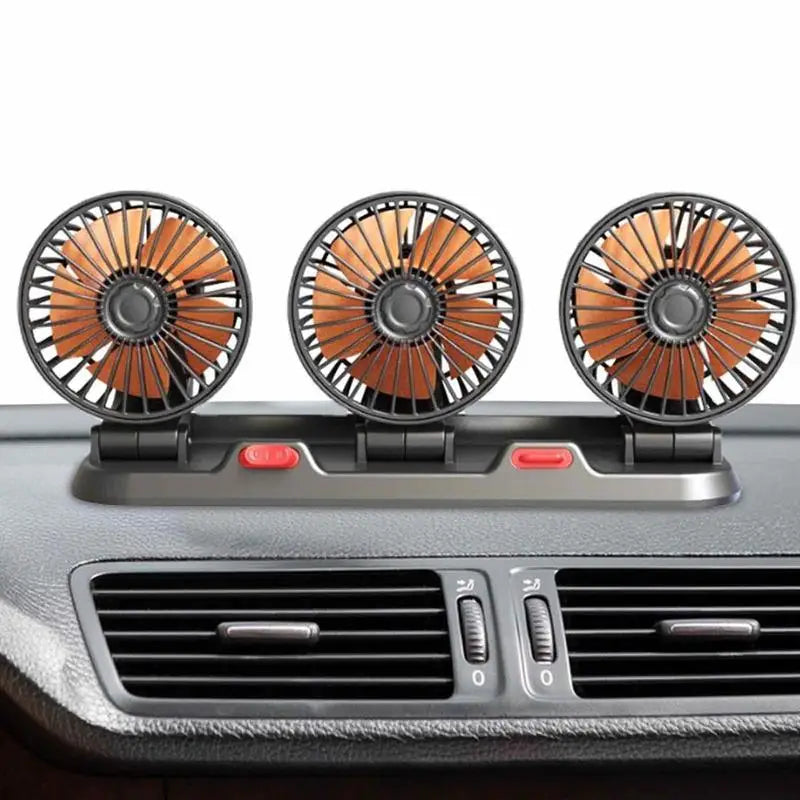Portable Car Interior Cool Silent Fans With License