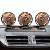 Portable Car Interior Cool Silent Fans With License