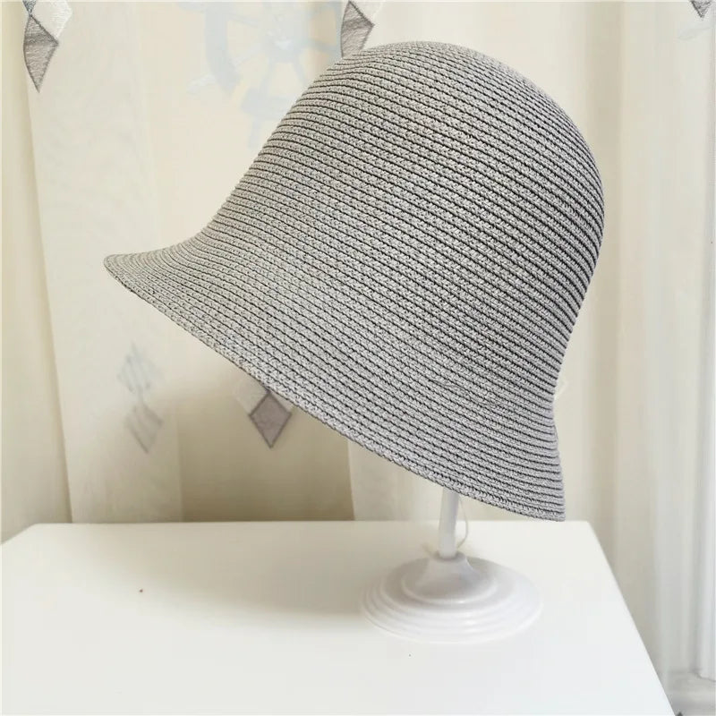 New Summer Foldable Bucket Hats For Women Girls