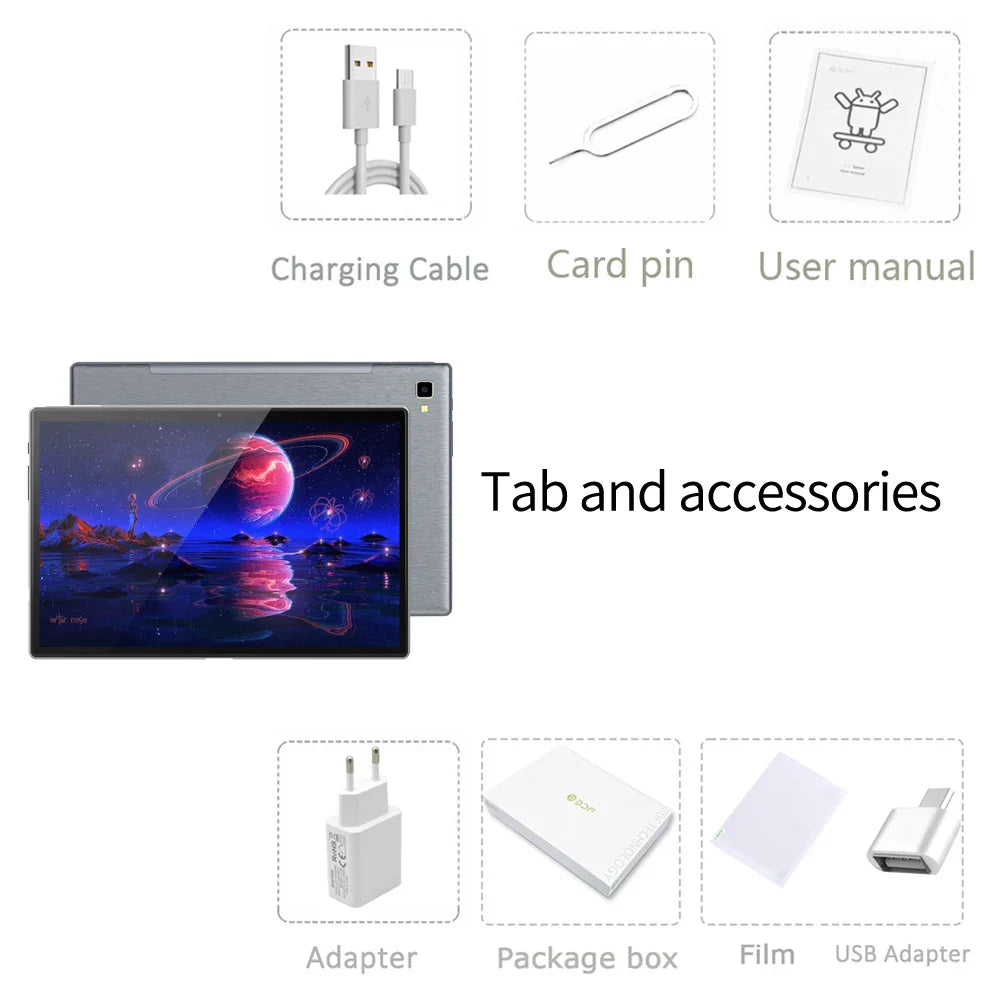 Global Firmware BDF Tab G10 Android12 Tablet Pad