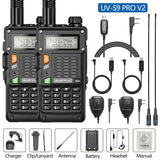 2PCS BaoFeng UV-S9 Pro V2 Walkie Talkie 10KM