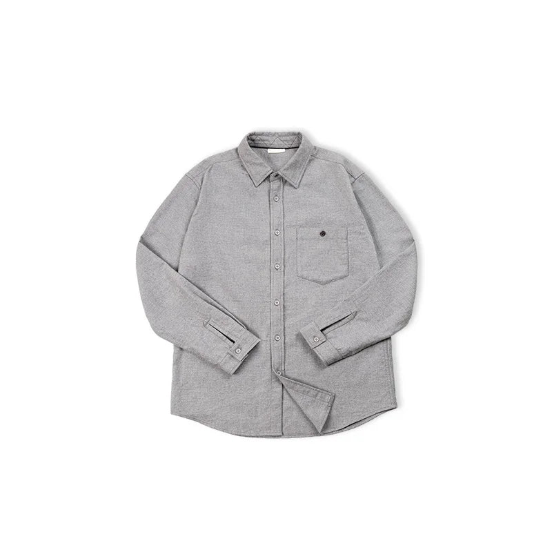 Maden 2023 Autumn Winter Casual Flannel Cotton Shirts