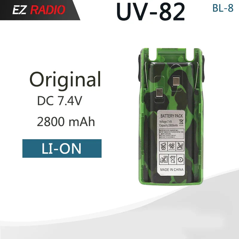 Baofeng UV 82 Battery BL-8 Walkie Talkies Ham