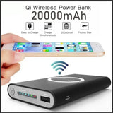 20000mAh wireless power bank fast charging portable charger