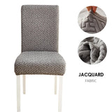 Jacquard Fabric Chair Cover Universal Size Chair Covers