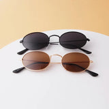 2022 New Polarized Men's Sunglasses Fashion Metal Oval