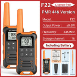 2PCS Baofeng F22 Walkie Talkie Portable Mini Communication