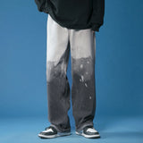 90s Retro Skater Oversized Pants Men Blue Wash