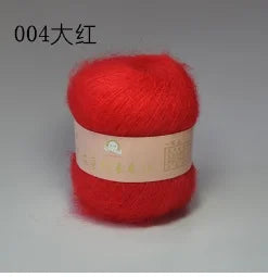 6 Balls Angora Mohair Wool Yarn for Knitting