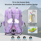 45L Military Tactical Backpack, Large Capacity Outdoor Rucksack