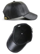 Leather Baseball Cap Men Fashion Sports Caps Army