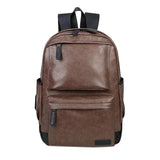 Luxury Soft Leather Men High Capacity Travel Backpack