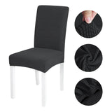 Jacquard Chair Covers Spandex Stretch Seat Slipcover Removable