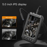 5.0Inch IPS Industrial Endoscope Camera 8mm HD1080P Dual