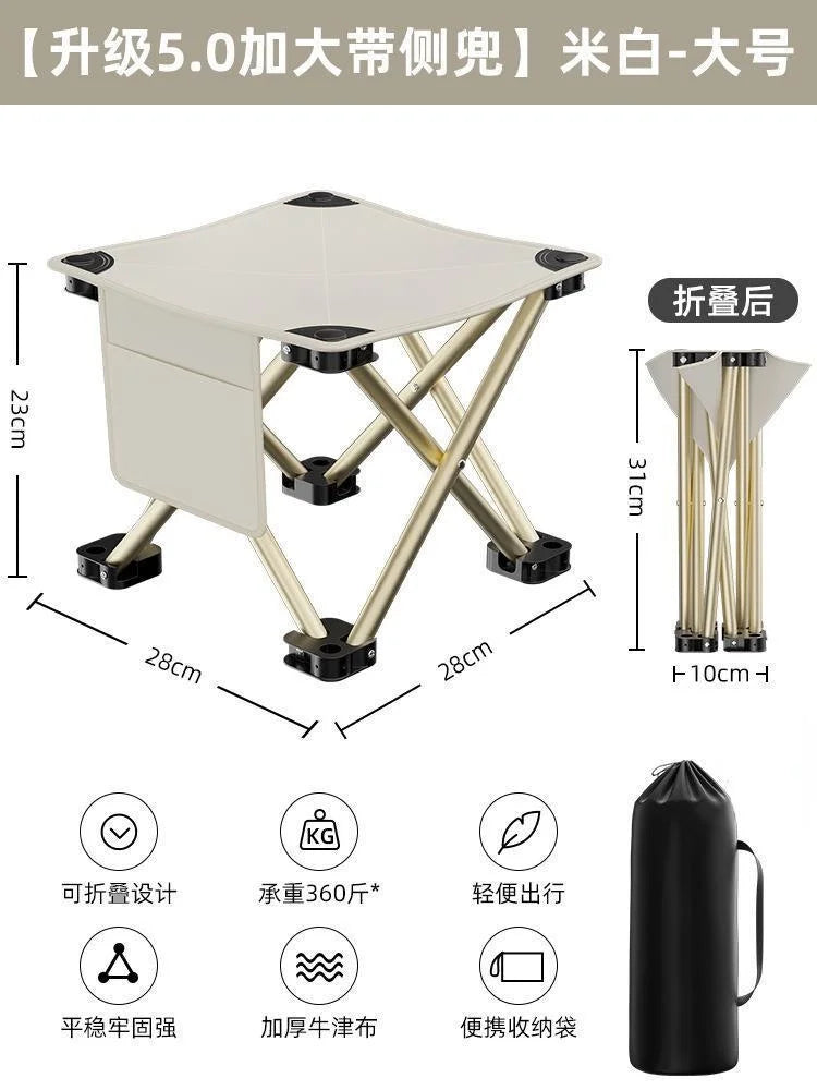 Portable Folding Camping Chairs Outdoors Beach Chair Collapsible