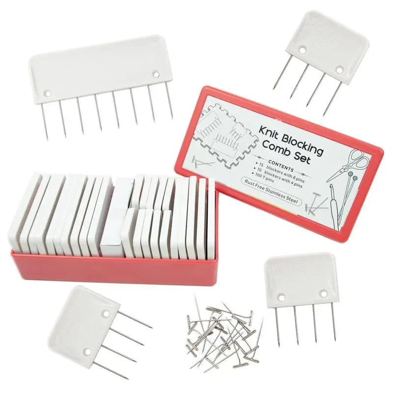 Knit Blockers Set Stainless Steel Knitting Blocking Mats