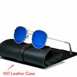 LeonLion 2023 Round Retro Sunglasses Men Round Vintage