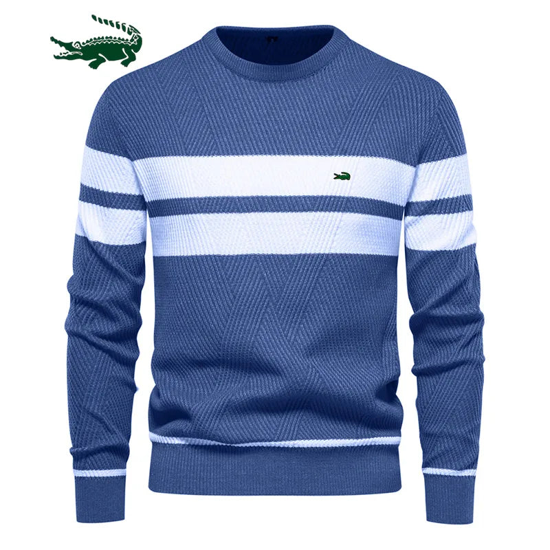 2023 High Quality New Mens Boys Winter Stripe