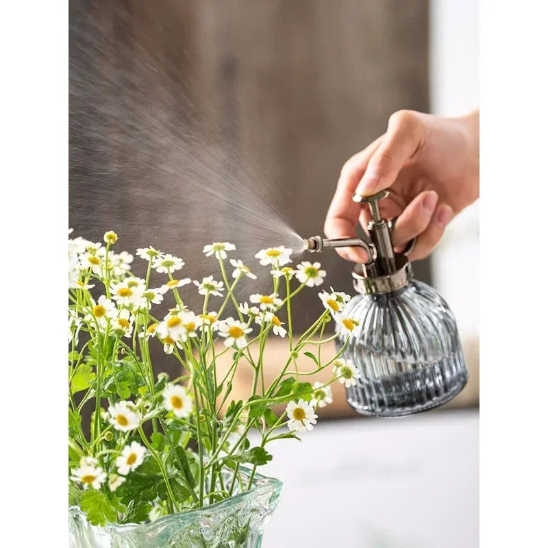 New Embossed Glass Air Pressure Gardening Special Retro