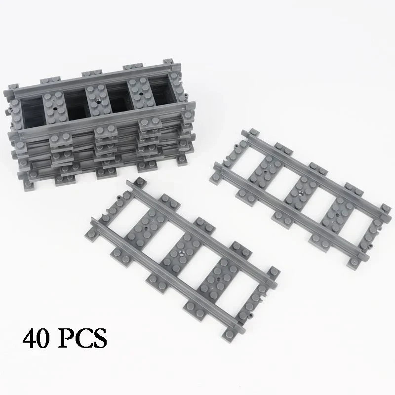 City Train Track Building Block Set 100PCS Soft