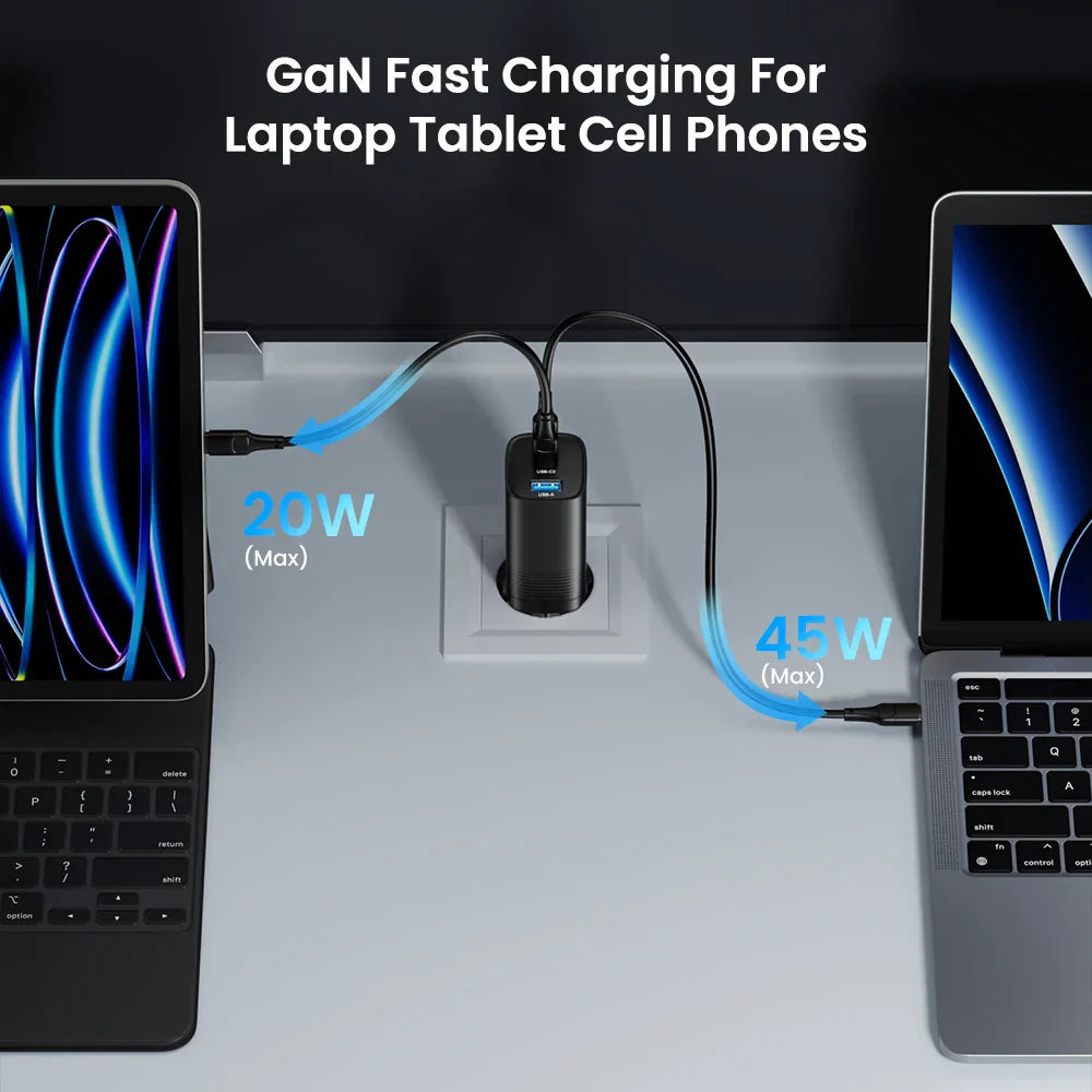 65W GaN USB Type C Charger PPS QC4.0