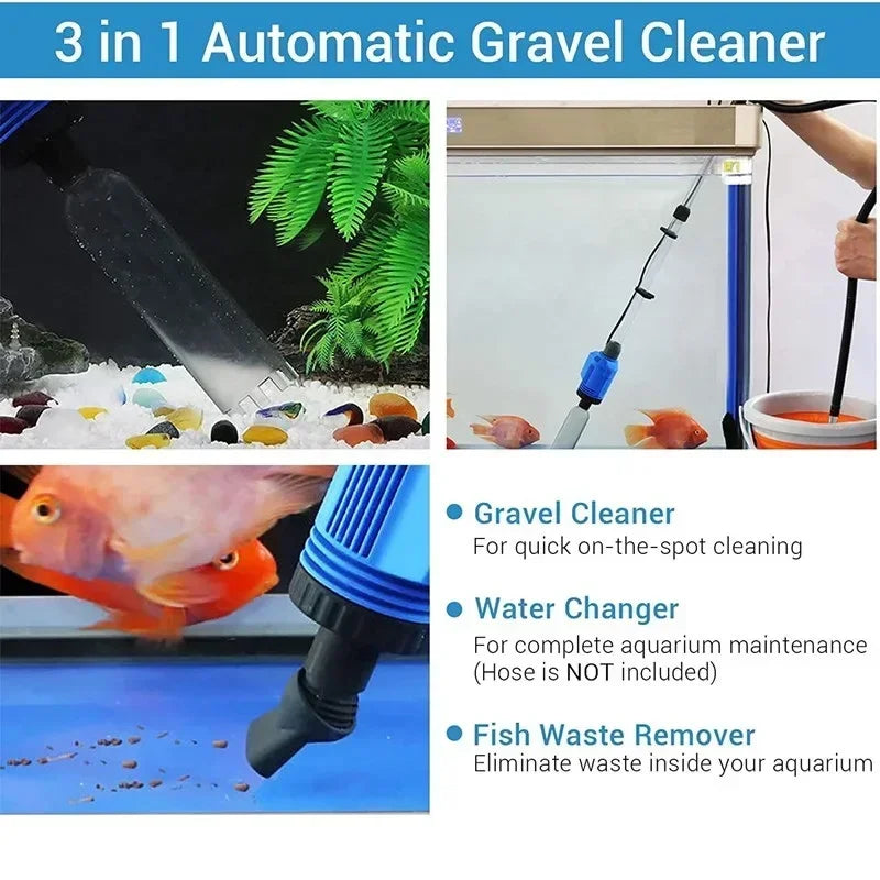 Automatic Aquarium Electric Gravel Cleaner