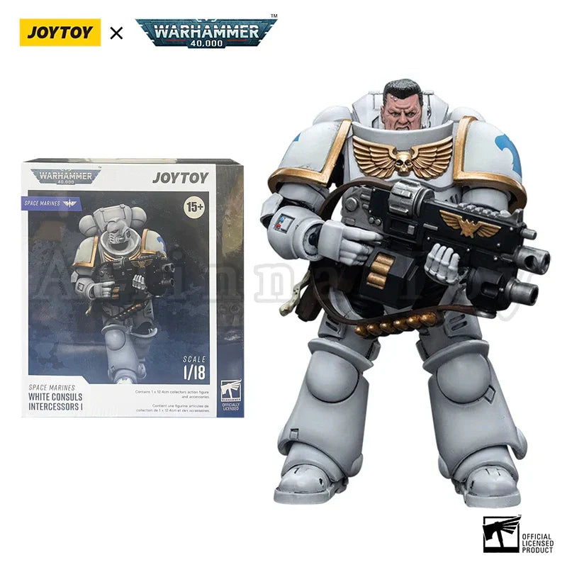 JOYTOY 1/18 Action Figure (3PCS/SET) 40K White Consuls