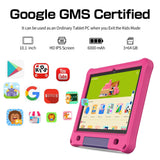 Pritom 10.1 Inch Kids Tablet Android 12 WIFI