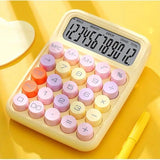1pc Keyboard Calculator Office 12-digit Mechanical Calculator Cute