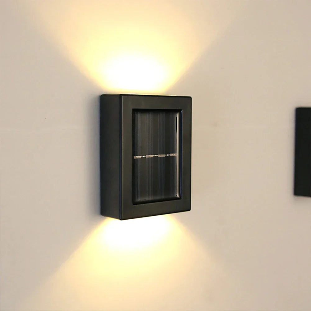 LED Solar Light Wall Mounted Lamp Waterproof Porch