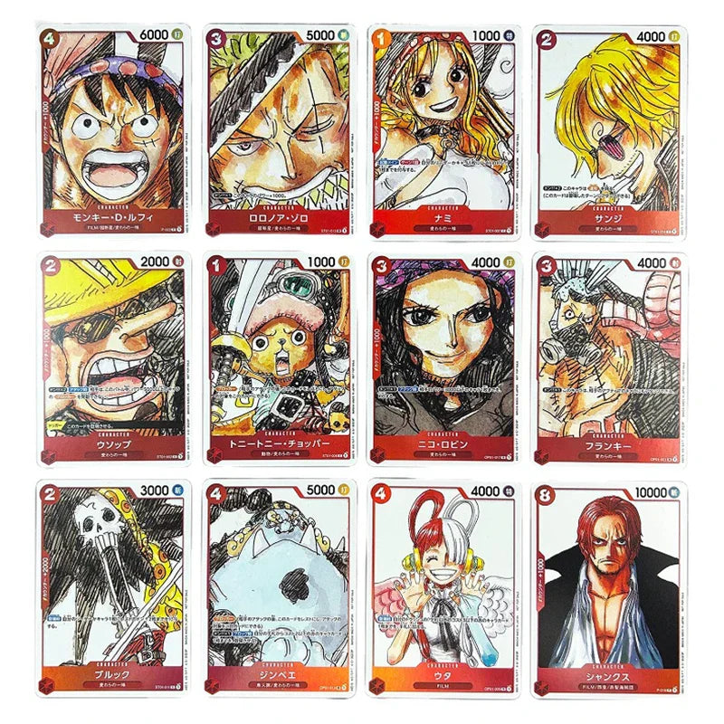 Anime One Piece TCG OPCG Replica Japanese Version
