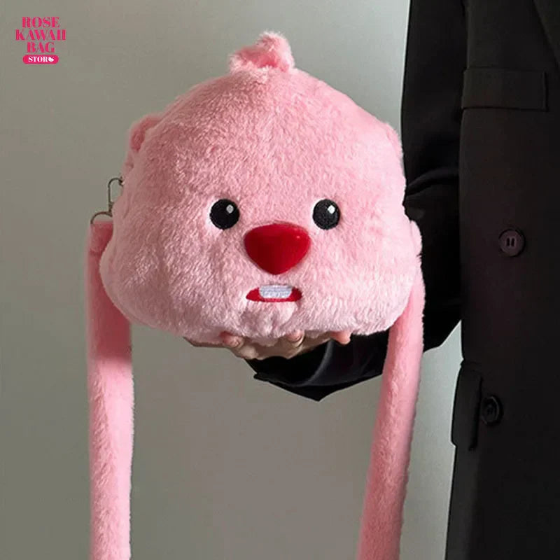 Kawaii Loopy Plush Bag Cute Soft Plush Handbag