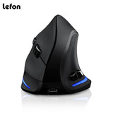 Lefon Wireless Vertical Mouse Ergonomic Mouse USB Rechargeable