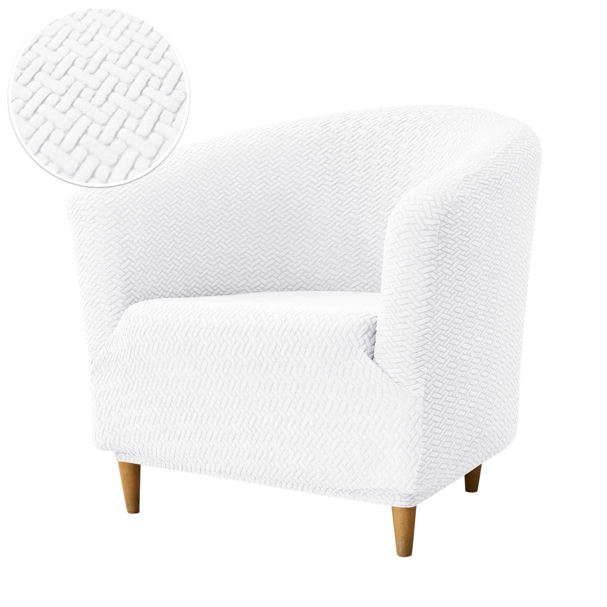 Elastic Jacquard Cover For Tub Chair Living Room