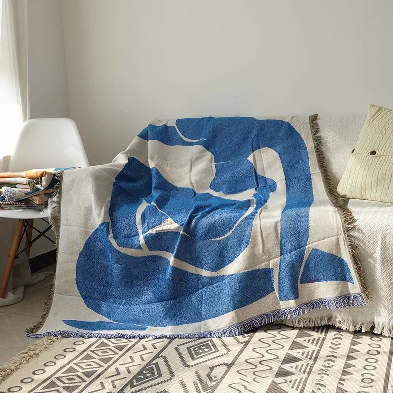 160x130cm Ins Style Throw Blanket for Sofa Bed