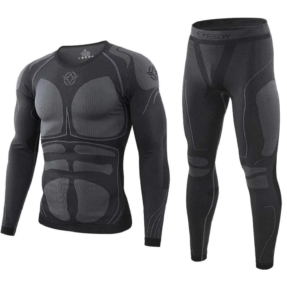 Men Sport Thermal Underwear Suits Outdoor Cycling Compression