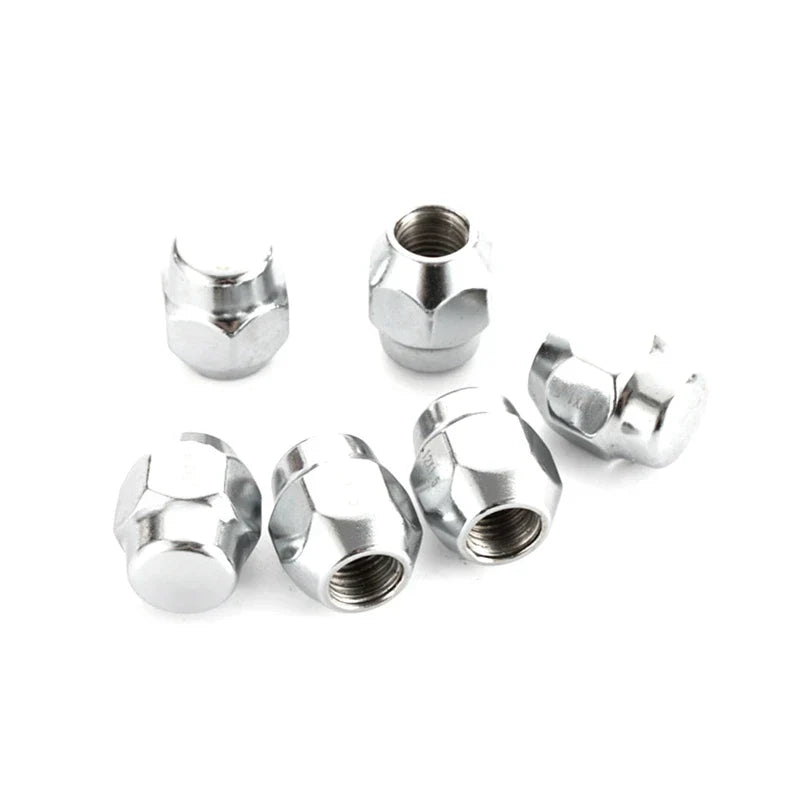 1Set Wheel Nuts Conical Collar Closed Replacement Parts