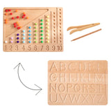 Montessori Counting Board for Girls Boy Tracing Board